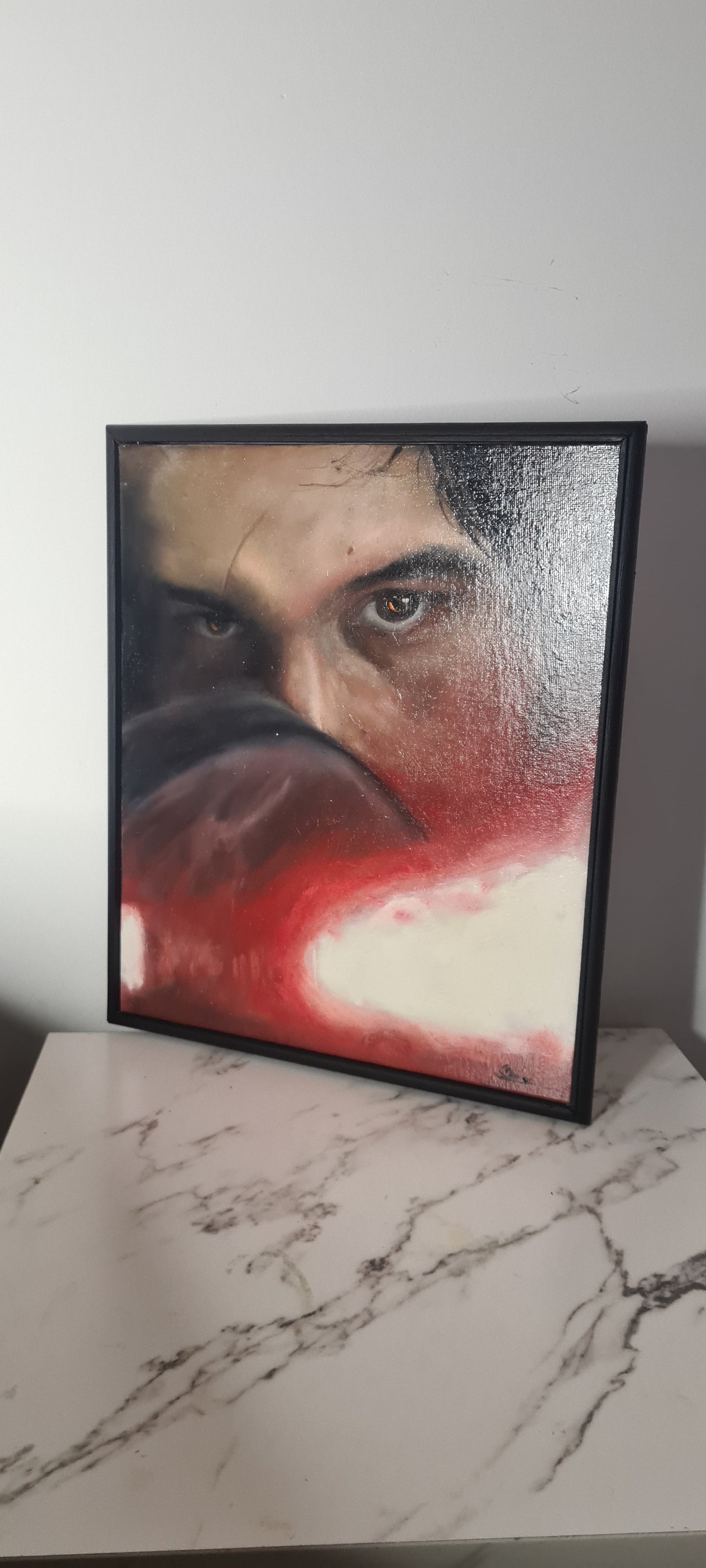 Kylo Ren Original Oil Painting With Frame On Canvas Board